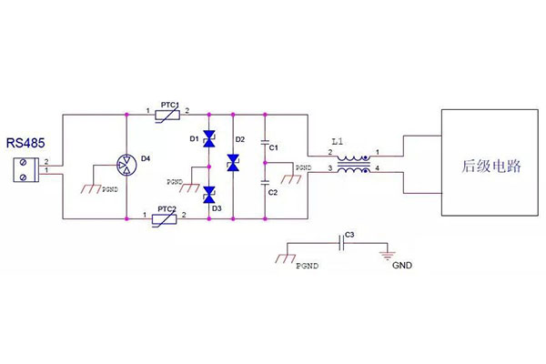 <b>RS485接口EMC電路設(shè)計(jì)方案</b>